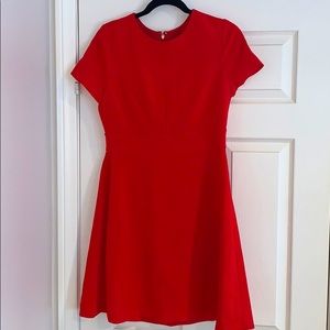 Eliza J Size 8 Mini A-Line Red Dress